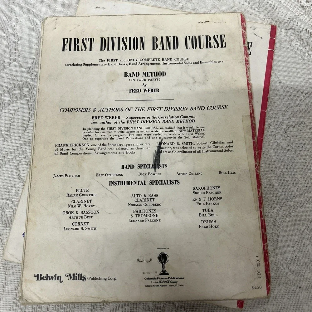 Sixty Selected Studies for Trombone, Carl Fischer, Two First Division Band Books